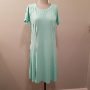 C Dress, size large light green.